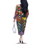 Personalised Crows AFL Celebrating 50 Years of Naidoc Family Matching Off The Shoulder Long Sleeve Dress and Hawaiian Shirt NAIDOC Week 2025 Aboriginal