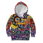 Personalised Crows AFL Celebrating 50 Years of Naidoc Kid Hoodie NAIDOC Week 2025 Aboriginal