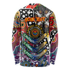 Personalised Crows AFL Celebrating 50 Years of Naidoc Long Sleeve Shirt NAIDOC Week 2025 Aboriginal