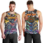Personalised Crows AFL Celebrating 50 Years of Naidoc Men Tank Top NAIDOC Week 2025 Aboriginal