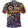 Personalised Crows AFL Celebrating 50 Years of Naidoc Polo Shirt NAIDOC Week 2025 Aboriginal