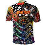 Personalised Crows AFL Celebrating 50 Years of Naidoc Polo Shirt NAIDOC Week 2025 Aboriginal