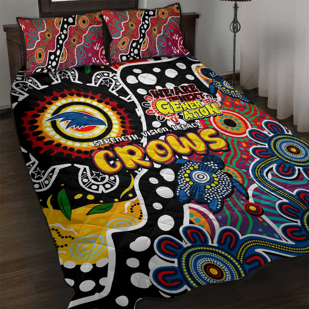 Crows AFL Celebrating 50 Years of Naidoc Quilt Bed Set NAIDOC Week 2025 Aboriginal
