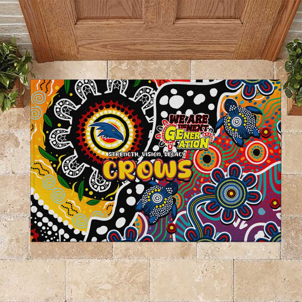 Crows AFL Celebrating 50 Years of Naidoc Rubber Doormat NAIDOC Week 2025 Aboriginal