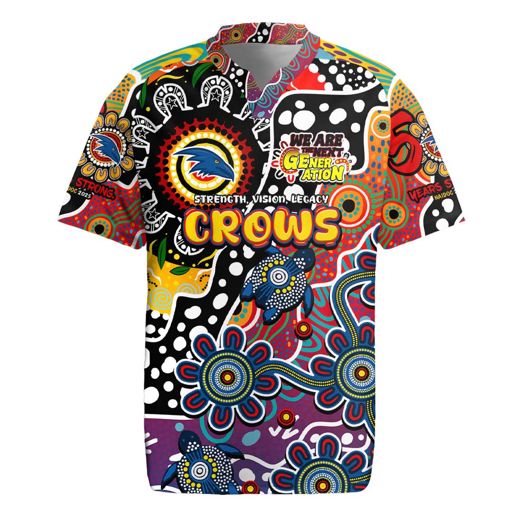 Personalised Crows AFL Celebrating 50 Years of Naidoc Rugby Jersey NAIDOC Week 2025 Aboriginal