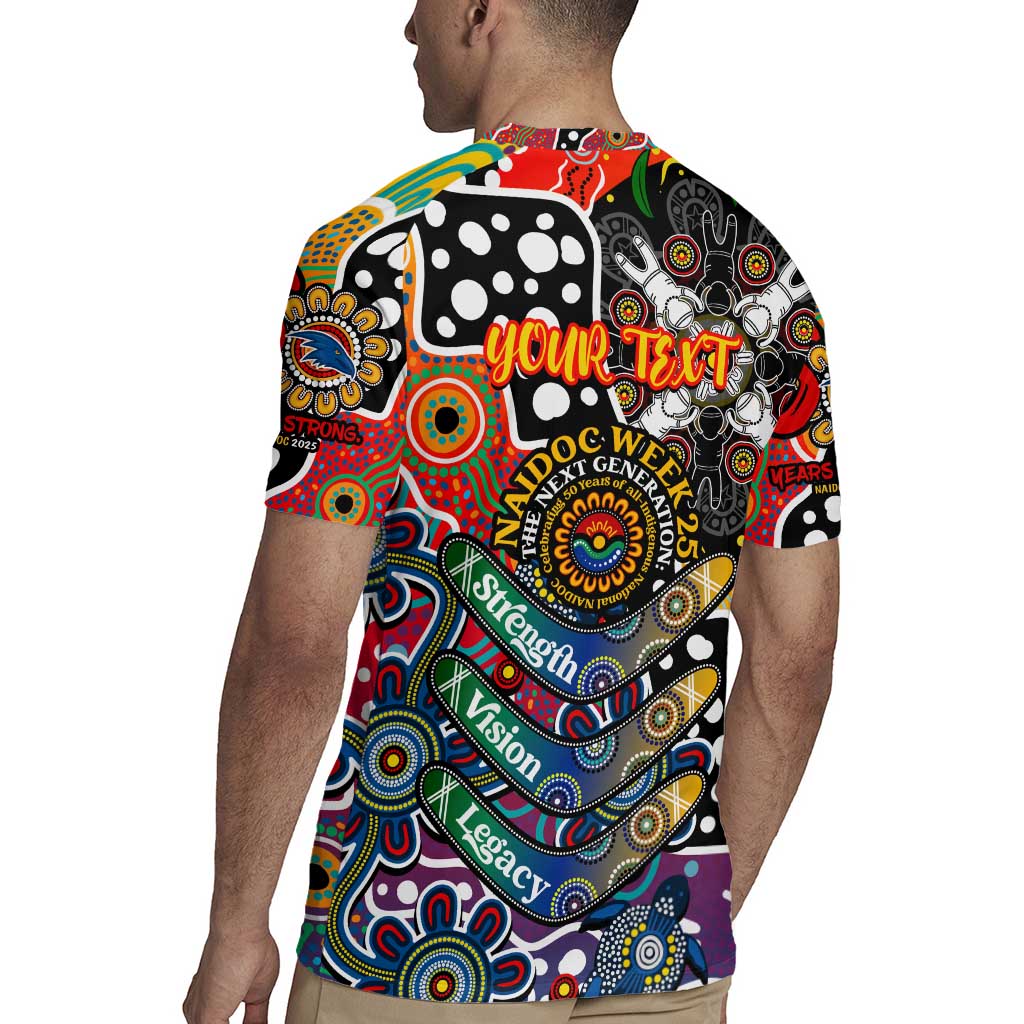 Personalised Crows AFL Celebrating 50 Years of Naidoc Rugby Jersey NAIDOC Week 2025 Aboriginal