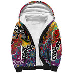 Personalised Crows AFL Celebrating 50 Years of Naidoc Sherpa Hoodie NAIDOC Week 2025 Aboriginal