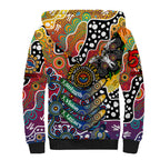 Personalised Crows AFL Celebrating 50 Years of Naidoc Sherpa Hoodie NAIDOC Week 2025 Aboriginal