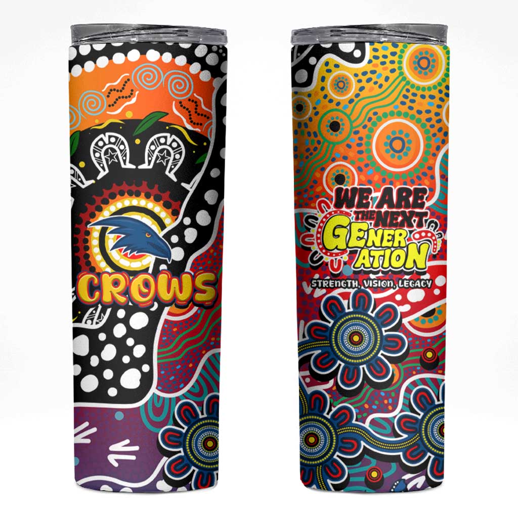 Crows AFL Celebrating 50 Years of Naidoc Skinny Tumbler NAIDOC Week 2025 Aboriginal