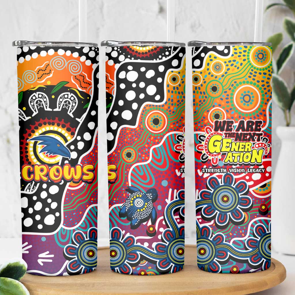 Crows AFL Celebrating 50 Years of Naidoc Skinny Tumbler NAIDOC Week 2025 Aboriginal