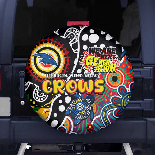 Crows AFL Celebrating 50 Years of Naidoc Spare Tire Cover NAIDOC Week 2025 Aboriginal