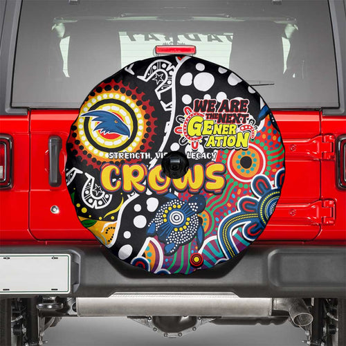 Crows AFL Celebrating 50 Years of Naidoc Spare Tire Cover NAIDOC Week 2025 Aboriginal