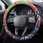 Crows AFL Celebrating 50 Years of Naidoc Steering Wheel Cover NAIDOC Week 2025 Aboriginal