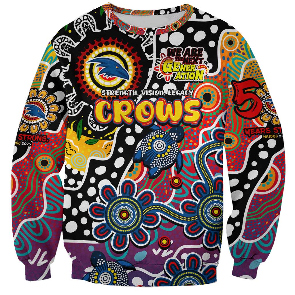 Personalised Crows AFL Celebrating 50 Years of Naidoc Sweatshirt NAIDOC Week 2025 Aboriginal