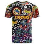 Personalised Crows AFL Celebrating 50 Years of Naidoc T Shirt NAIDOC Week 2025 Aboriginal