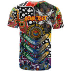 Personalised Crows AFL Celebrating 50 Years of Naidoc T Shirt NAIDOC Week 2025 Aboriginal