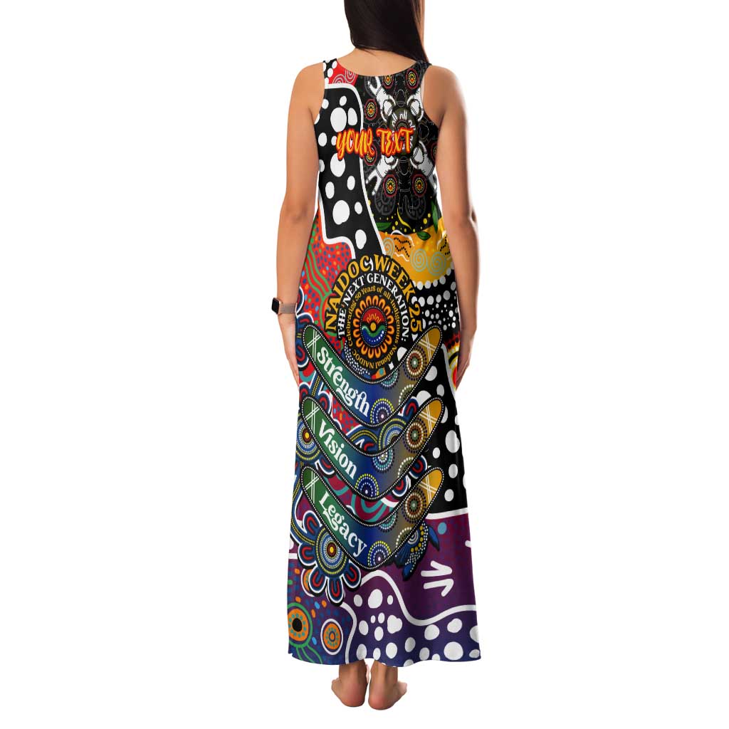 Personalised Crows AFL Celebrating 50 Years of Naidoc Tank Maxi Dress NAIDOC Week 2025 Aboriginal