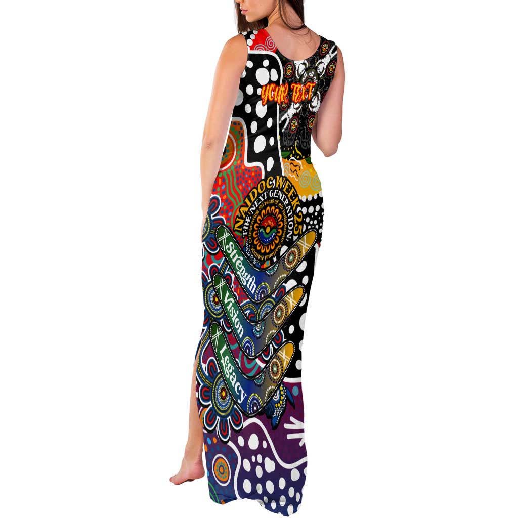 Personalised Crows AFL Celebrating 50 Years of Naidoc Tank Maxi Dress NAIDOC Week 2025 Aboriginal
