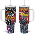 Crows AFL Celebrating 50 Years of Naidoc Tumbler With Handle NAIDOC Week 2025 Aboriginal