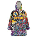 Personalised Crows AFL Celebrating 50 Years of Naidoc Wearable Blanket Hoodie NAIDOC Week 2025 Aboriginal