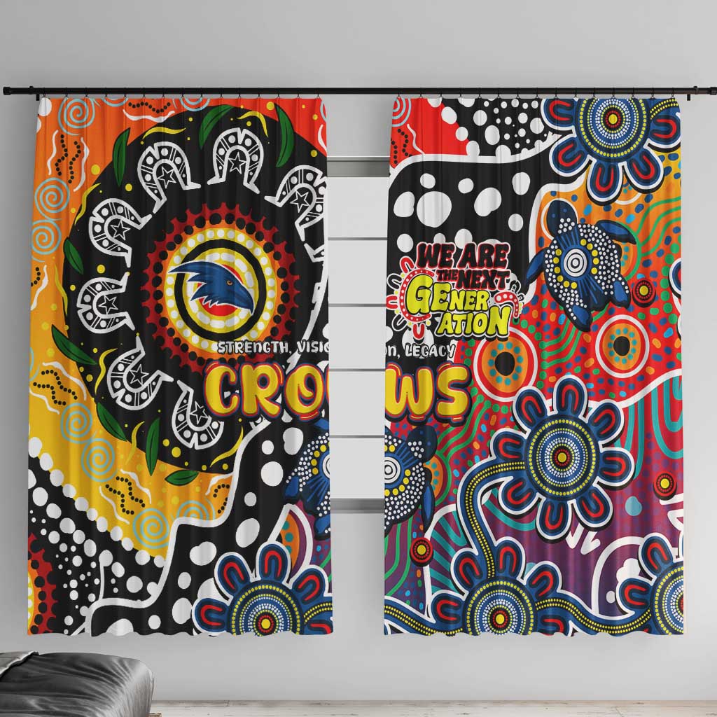 Crows AFL Celebrating 50 Years of Naidoc Window Curtain NAIDOC Week 2025 Aboriginal