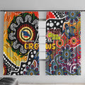 Crows AFL Celebrating 50 Years of Naidoc Window Curtain NAIDOC Week 2025 Aboriginal