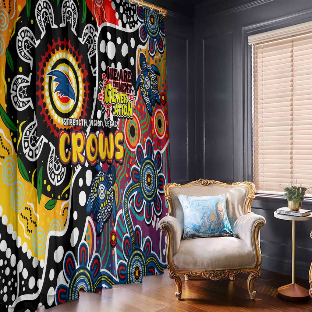 Crows AFL Celebrating 50 Years of Naidoc Window Curtain NAIDOC Week 2025 Aboriginal
