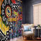Crows AFL Celebrating 50 Years of Naidoc Window Curtain NAIDOC Week 2025 Aboriginal
