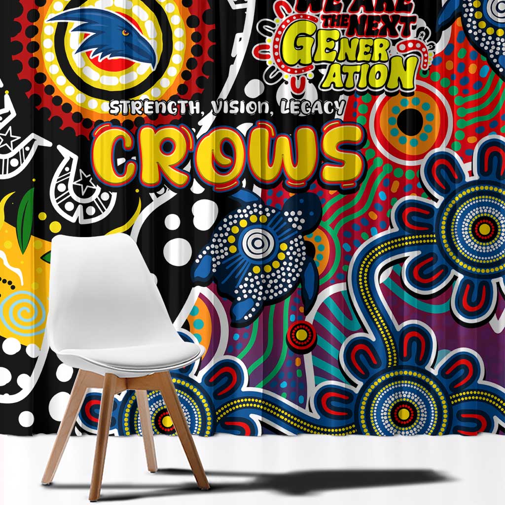 Crows AFL Celebrating 50 Years of Naidoc Window Curtain NAIDOC Week 2025 Aboriginal