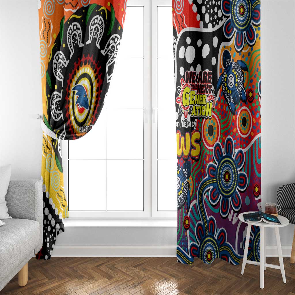 Crows AFL Celebrating 50 Years of Naidoc Window Curtain NAIDOC Week 2025 Aboriginal