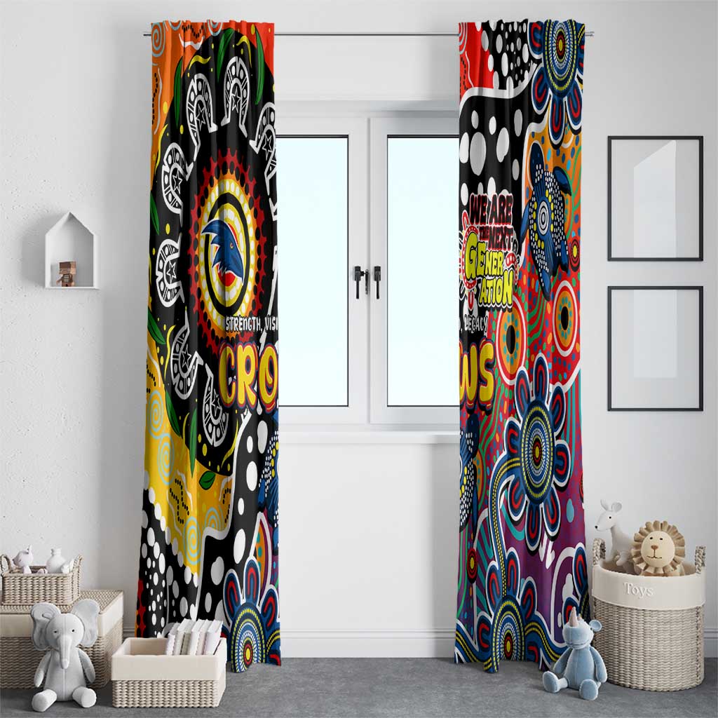 Crows AFL Celebrating 50 Years of Naidoc Window Curtain NAIDOC Week 2025 Aboriginal