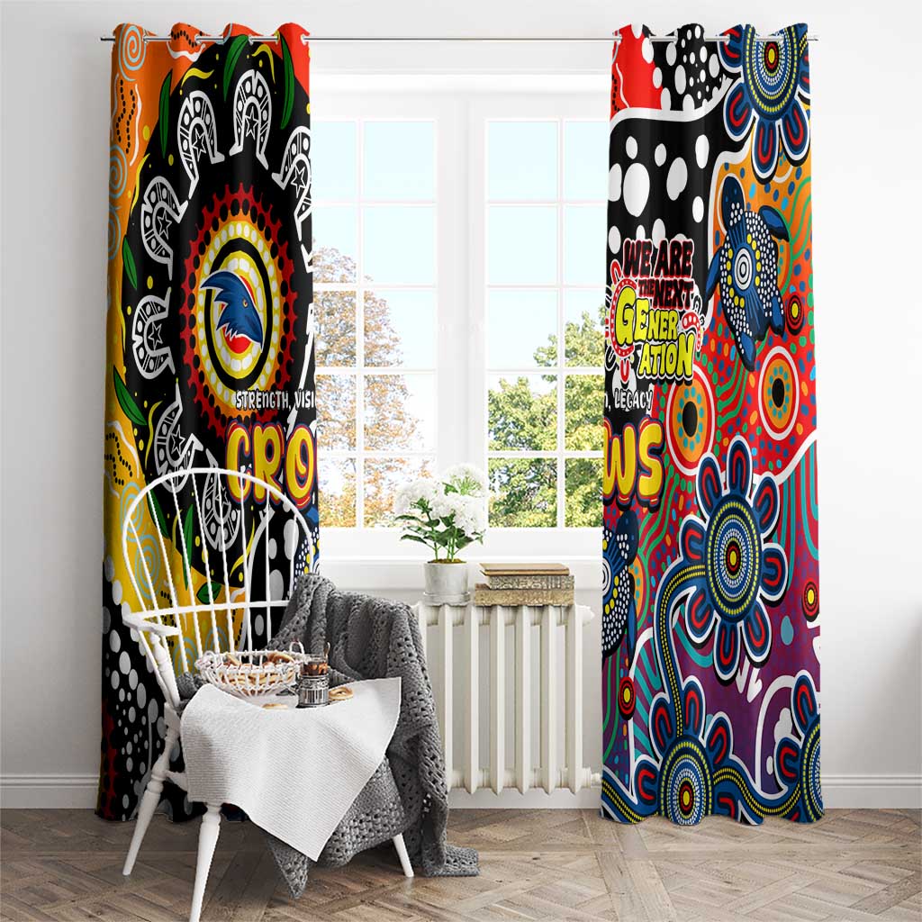 Crows AFL Celebrating 50 Years of Naidoc Window Curtain NAIDOC Week 2025 Aboriginal