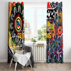 Crows AFL Celebrating 50 Years of Naidoc Window Curtain NAIDOC Week 2025 Aboriginal