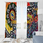 Crows AFL Celebrating 50 Years of Naidoc Window Curtain NAIDOC Week 2025 Aboriginal