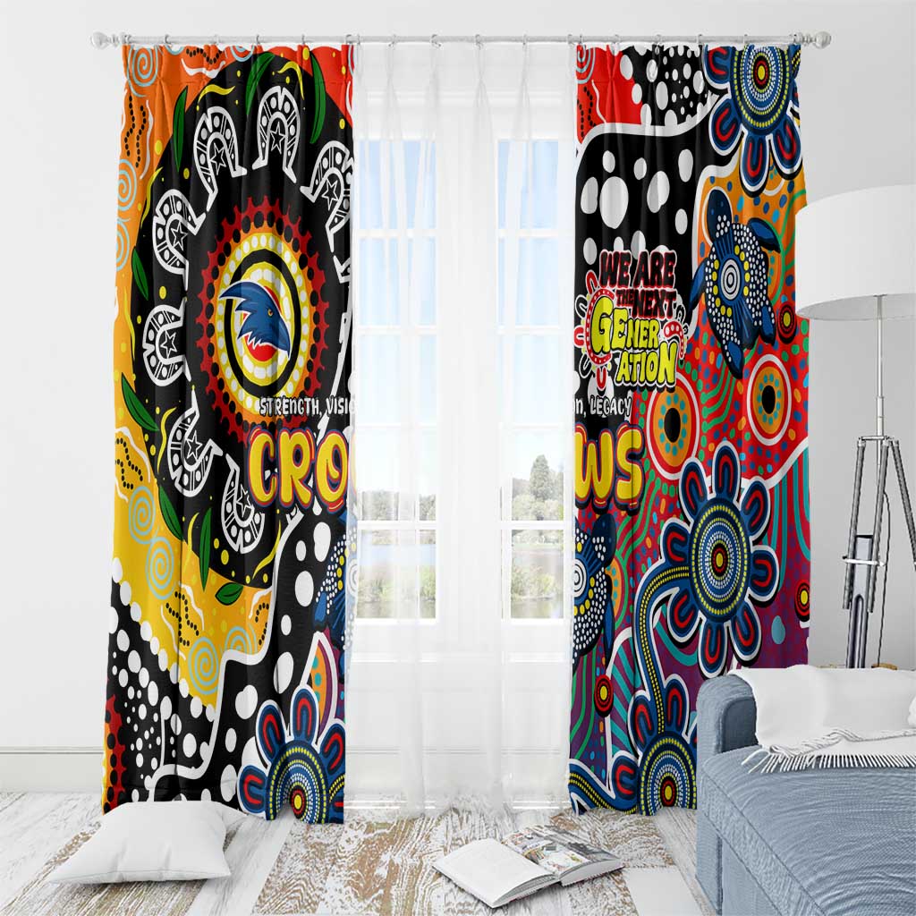 Crows AFL Celebrating 50 Years of Naidoc Window Curtain NAIDOC Week 2025 Aboriginal