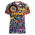 Personalised Crows AFL Celebrating 50 Years of Naidoc Women V-Neck T-Shirt NAIDOC Week 2025 Aboriginal