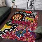 Lions AFL Celebrating 50 Years of Naidoc Area Rug NAIDOC Week 2025 Aboriginal