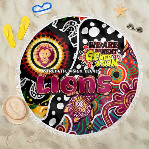 Lions AFL Celebrating 50 Years of Naidoc Beach Blanket NAIDOC Week 2025 Aboriginal
