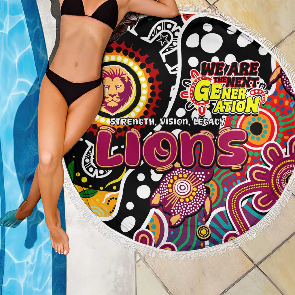 Lions AFL Celebrating 50 Years of Naidoc Beach Blanket NAIDOC Week 2025 Aboriginal