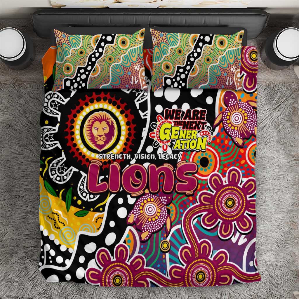 Lions AFL Celebrating 50 Years of Naidoc Bedding Set NAIDOC Week 2025 Aboriginal