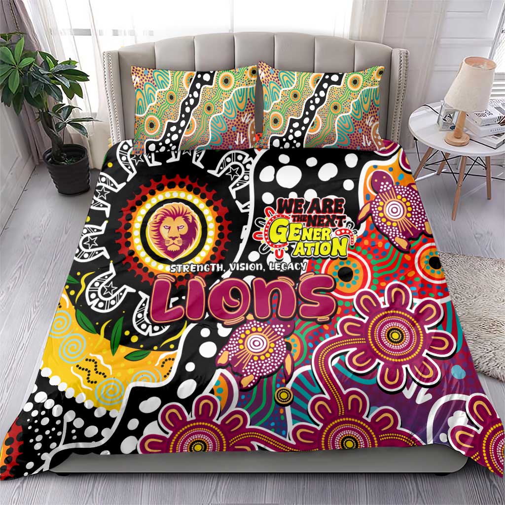 Lions AFL Celebrating 50 Years of Naidoc Bedding Set NAIDOC Week 2025 Aboriginal