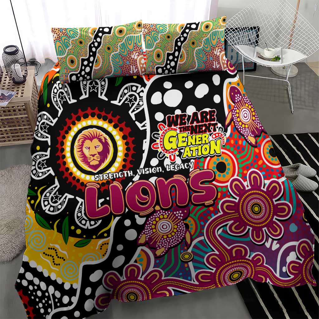 Lions AFL Celebrating 50 Years of Naidoc Bedding Set NAIDOC Week 2025 Aboriginal