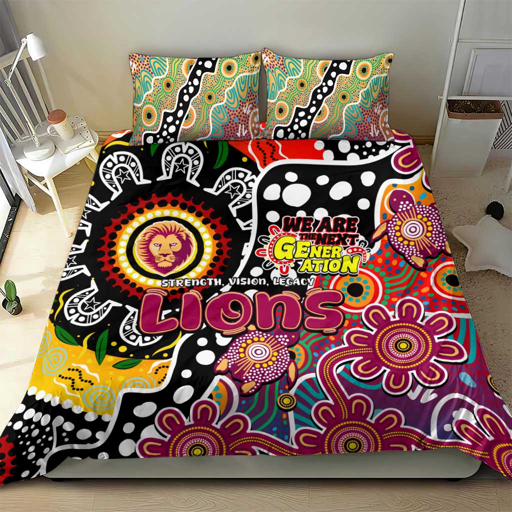 Lions AFL Celebrating 50 Years of Naidoc Bedding Set NAIDOC Week 2025 Aboriginal