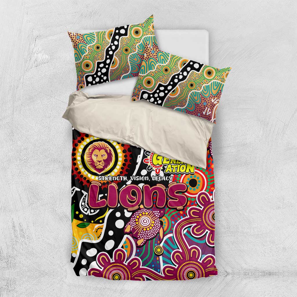 Lions AFL Celebrating 50 Years of Naidoc Bedding Set NAIDOC Week 2025 Aboriginal