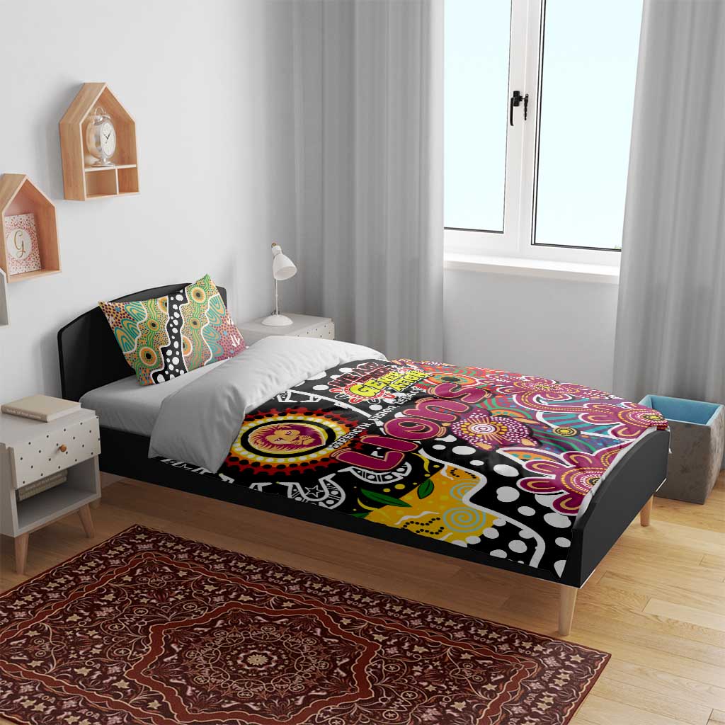 Lions AFL Celebrating 50 Years of Naidoc Bedding Set NAIDOC Week 2025 Aboriginal