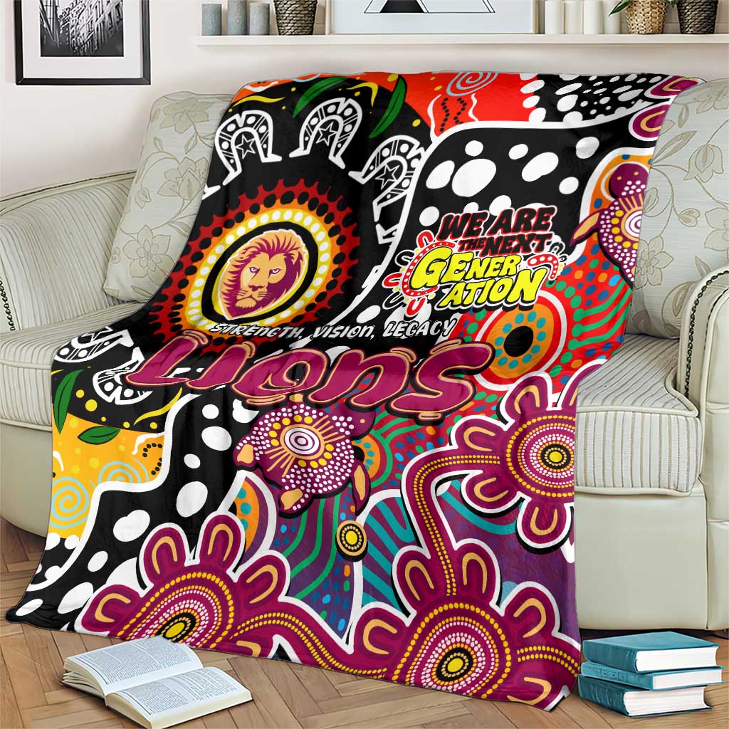 Lions AFL Celebrating 50 Years of Naidoc Blanket NAIDOC Week 2025 Aboriginal