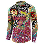 Personalised Lions AFL Celebrating 50 Years of Naidoc Button Sweatshirt NAIDOC Week 2025 Aboriginal