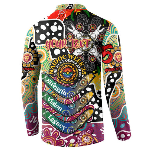Personalised Lions AFL Celebrating 50 Years of Naidoc Button Sweatshirt NAIDOC Week 2025 Aboriginal