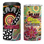 Lions AFL Celebrating 50 Years of Naidoc 4 in 1 Can Cooler Tumbler NAIDOC Week 2025 Aboriginal