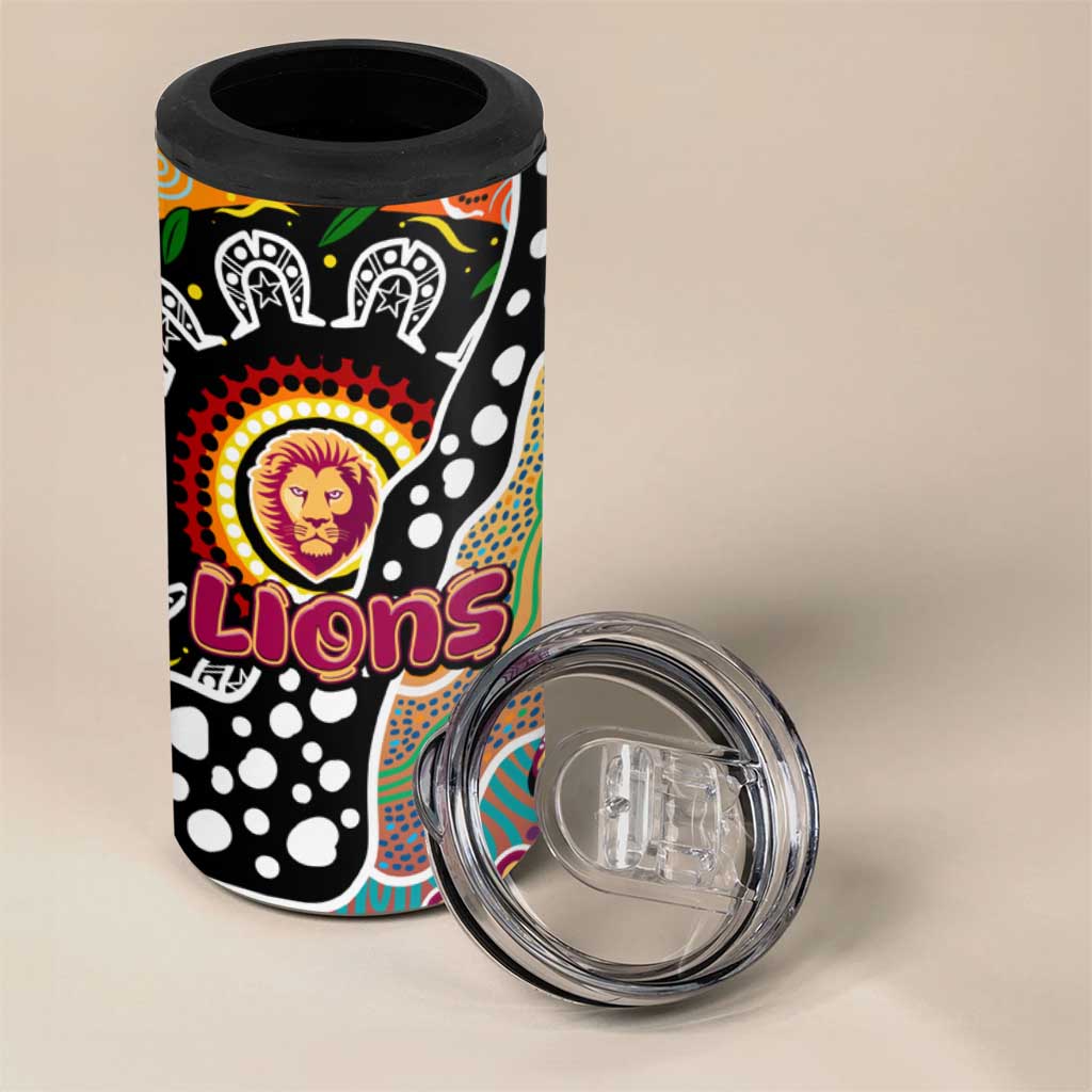Lions AFL Celebrating 50 Years of Naidoc 4 in 1 Can Cooler Tumbler NAIDOC Week 2025 Aboriginal